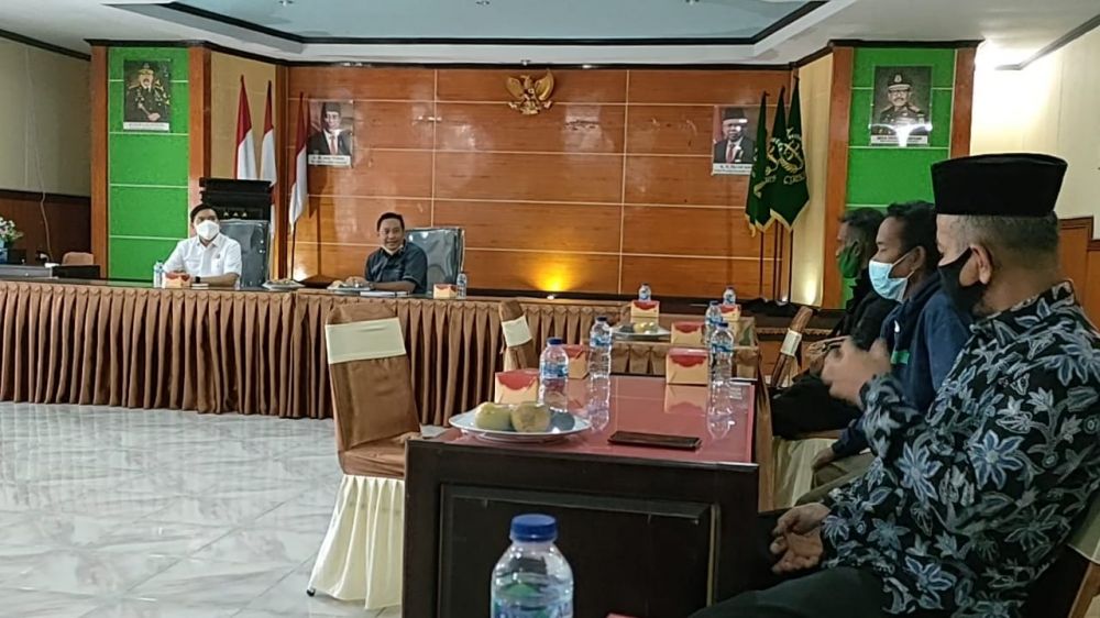 Suasana dialog kunjungan Kejagung RI