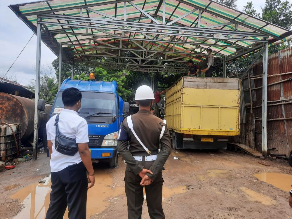Lokasi pengerbekan minyak illegal