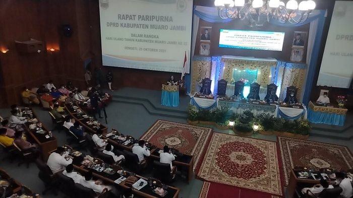 Suasana paripurna HUT Muarojambi beberapa waktu lalu