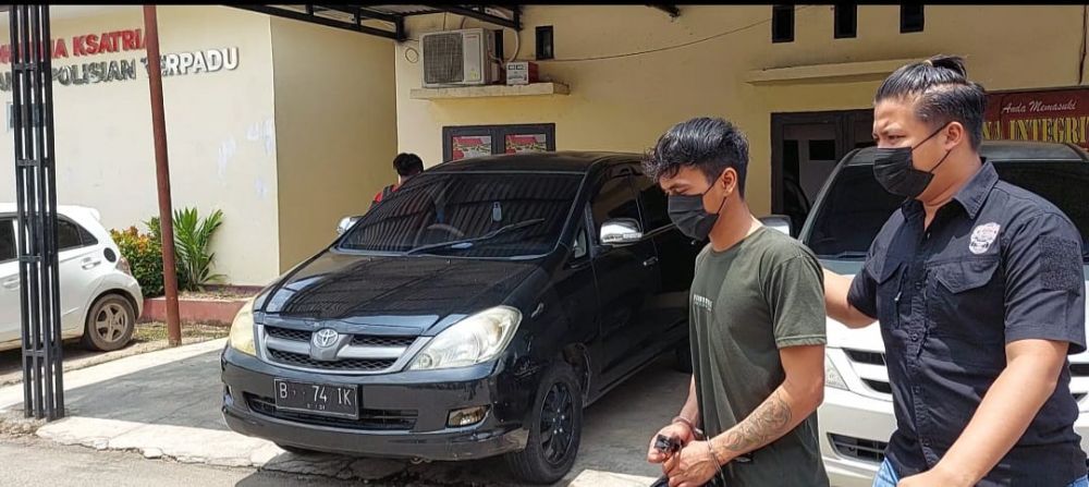 Salah seorang tersangka pencabulan.
