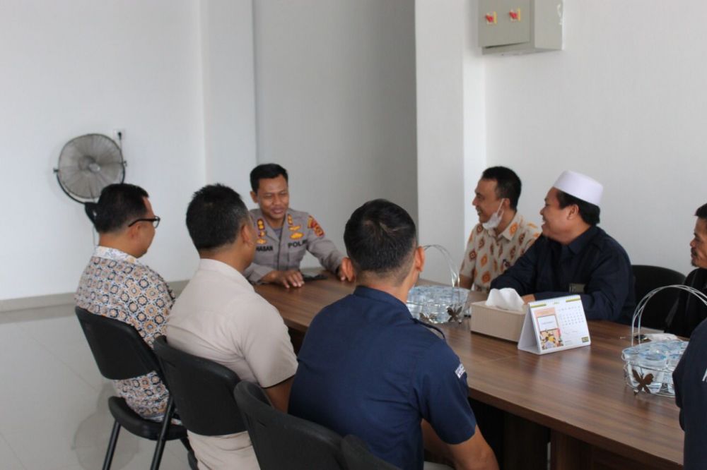 Komisi Pemilihan Umum (KPU) Batang Hari menggelar audiensi dengan Kapolres Batang Hari beserta jajaran. Selasa (21/6/2022) 