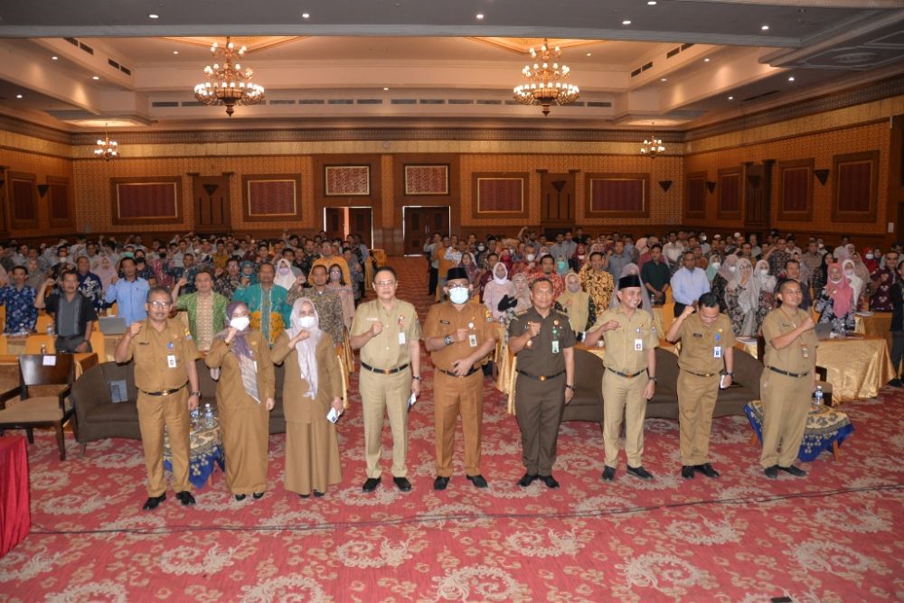 Rapat Koordinasi dan Bimbingan Teknis Pelaksanaan Dana Alokasi Khusus (DAK) Fisik SMK Provinsi Jambi Tahun 2022, bertempat di Abadi Convention Center (ACC) Jambi, Selasa (05/07/2022).