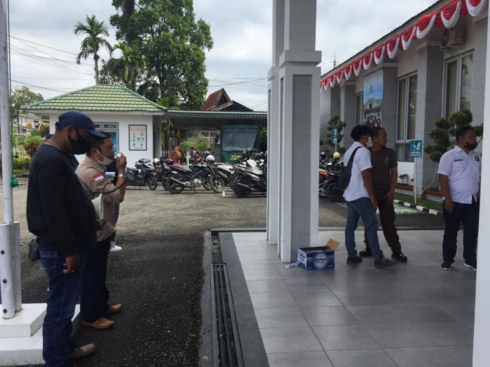 Unjuk rasa di Kejari Kerinci