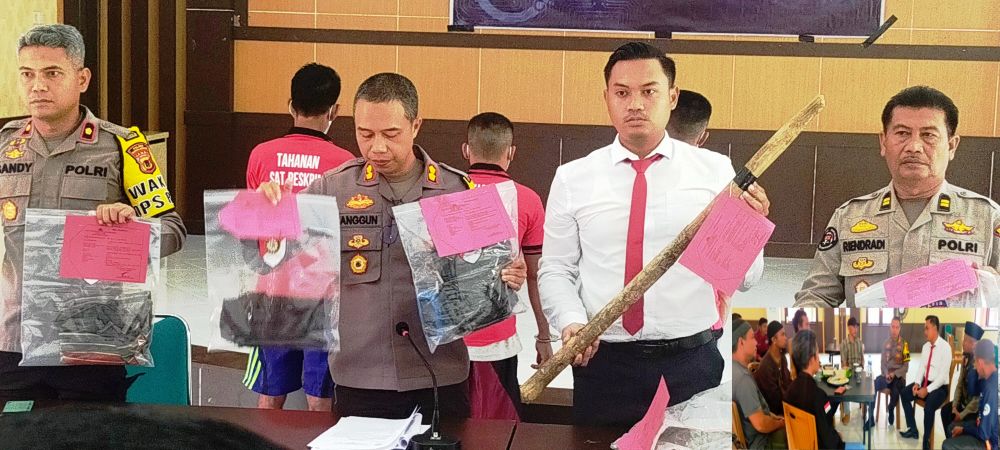 Konferensi Pers Polres Sarolangun