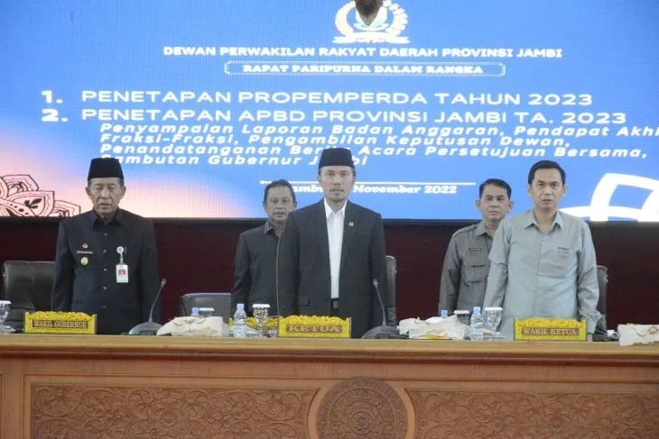 Rapat paripurna penetapan Ranperda masuk Propemperda 2023