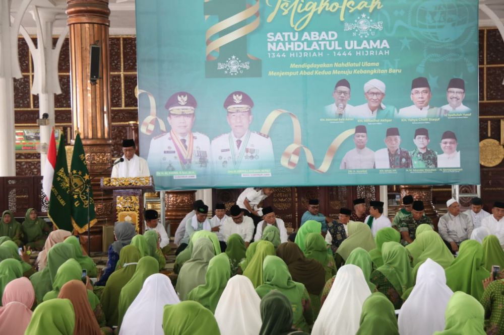 stighotsah Memperingati 1 Abad Nahdlatul Ulama, Sabtu, (04/02/2023).