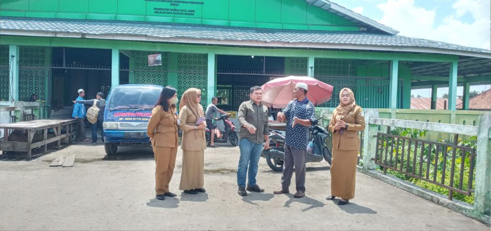 Komisi II di pasar Olak Kemang