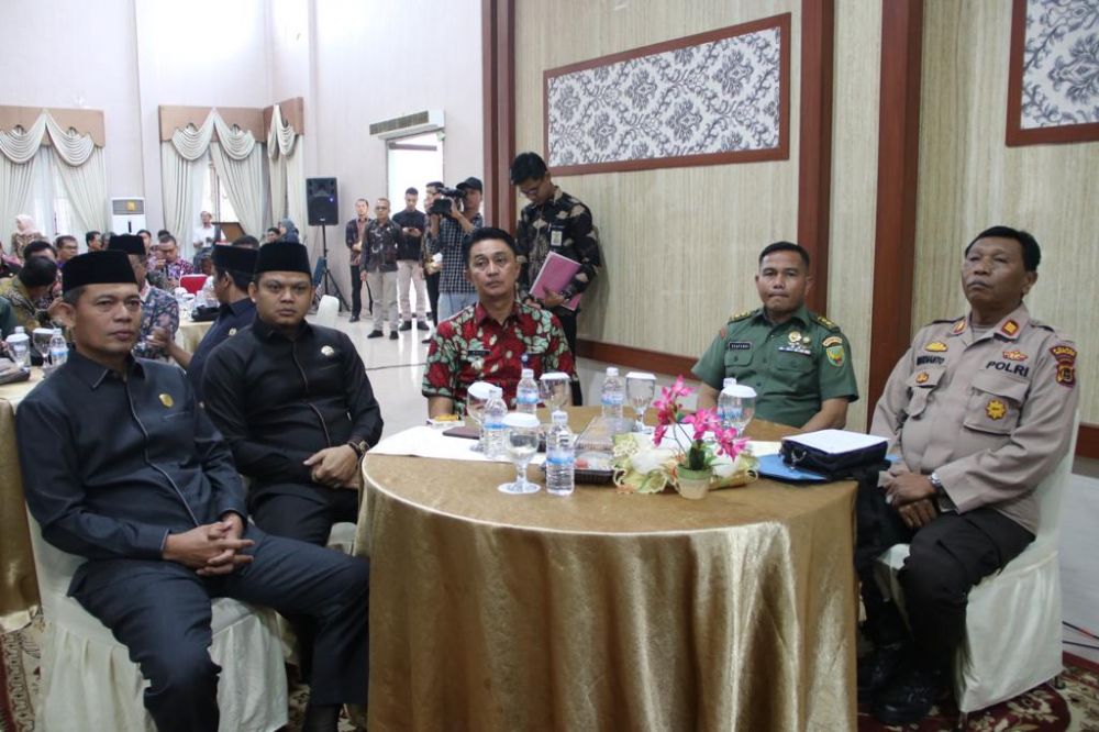 Wakil Ketua, Ketua DPRD Muarojambi Pj Bupati dan Danramil