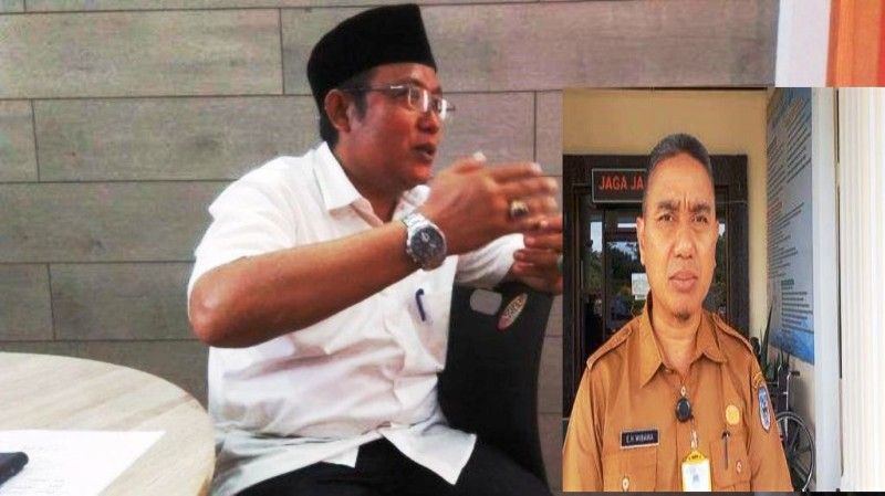 Kepala BKPSDM, H A Waldi Bakri dan Kabid IPK, Erry Harry Wibawa 