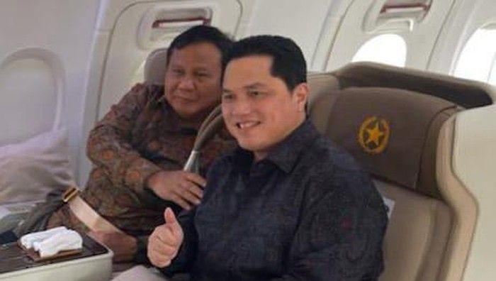 Prabowo dan Erick Thohir