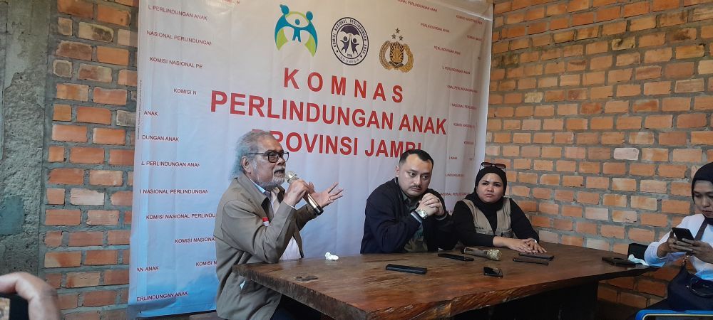 Ketua Komnas PA, Arist Merdeka Sirait dalam pertemuan di Jambi, Selasa (13/6/2023).