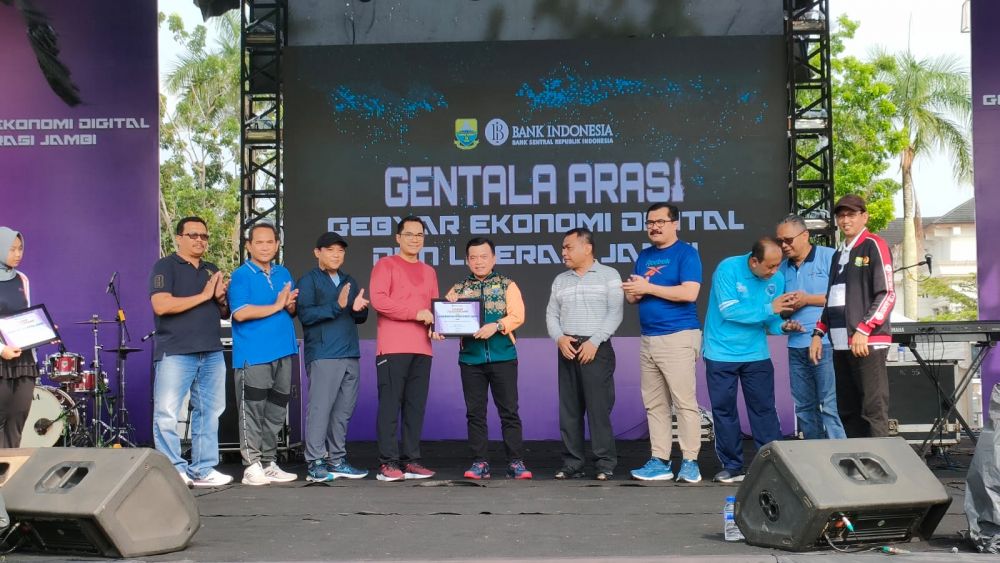 Gubernur Jambi Al Haris membuka Gerakan Ekonomi Digital dan Literasi Jambi (Gentala Arasi) 2023