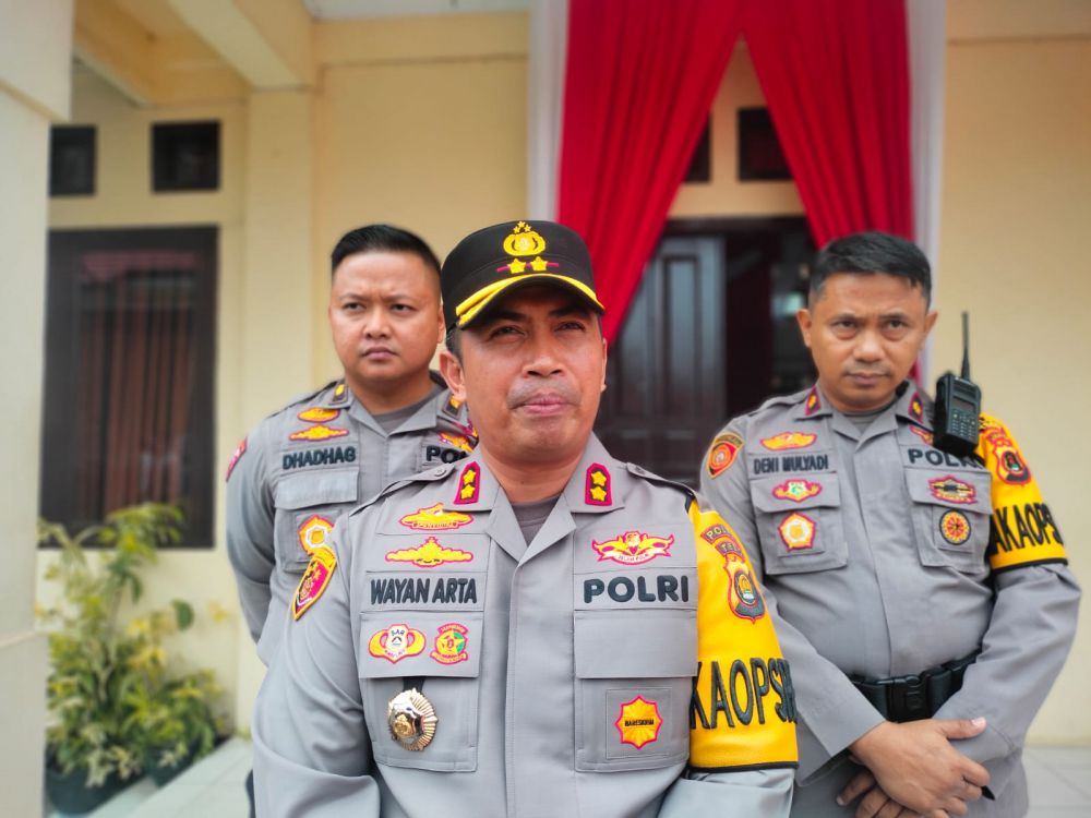 Kapolres Tebo didampingi Wakapolres Tebo dan Kabag Ops Polres Tebo