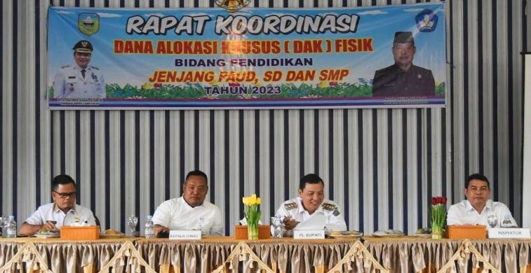 PJ Bupati dan Kadis Dikbud