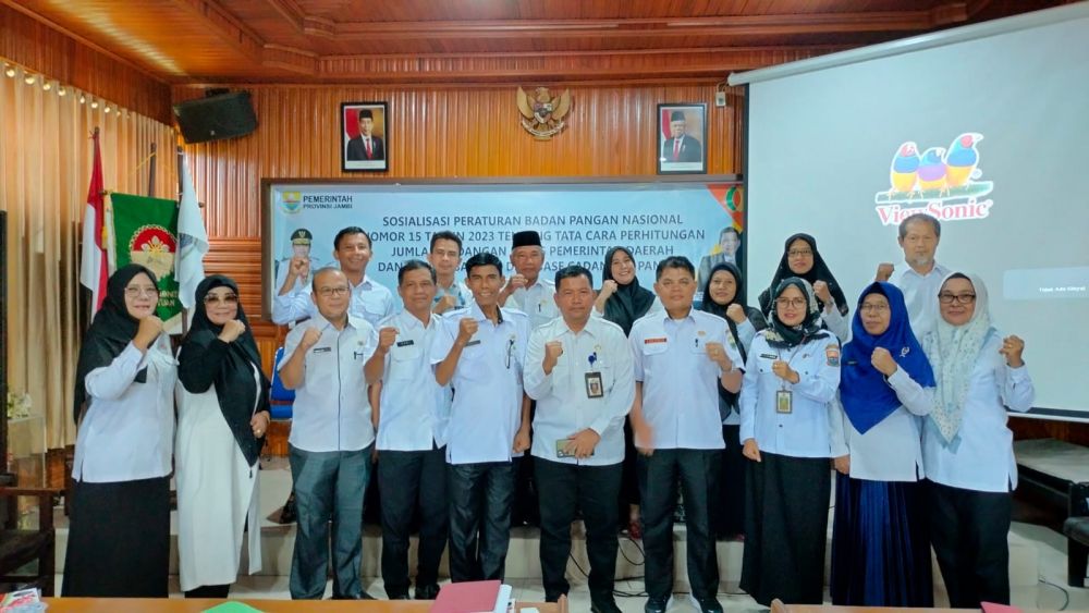 Sosialisasikan peraturan badan pangan Nasional Nomor 15 Tahun 2023 tentang tata cara  penghitungan Jumlah Cadangan beras