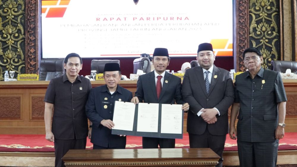 DPRD Provinsi Jambi mengesahkan Anggaran Pendapatan dan Belanja Daerah Perubahan Provinsi Jambi 2023