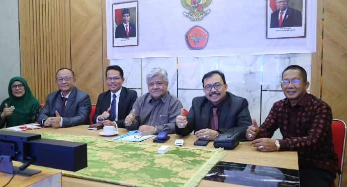 Tiga Calon Rektor UNJA Wawancara Uji Gagasan dengan Dirjen Dikti