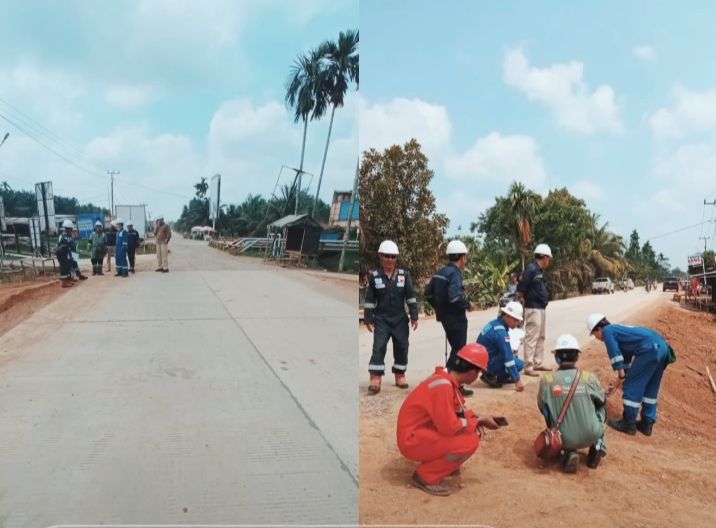 Bangun Infrastruktur Jalan di Geragai, Tanjung Jabung Timur