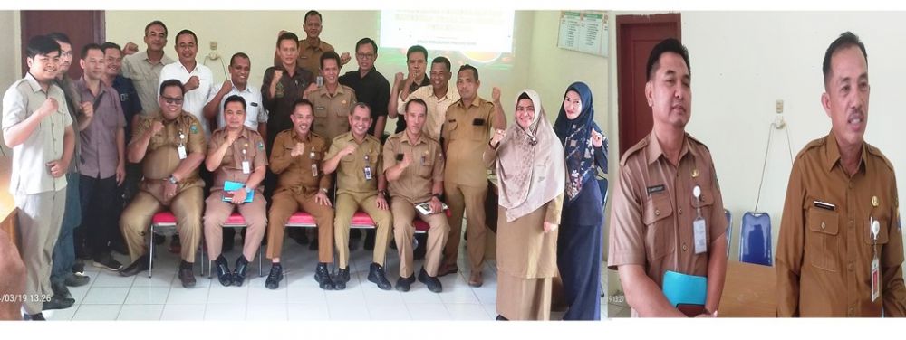 Kadis Perkebunan Provinsi Jambi bersama Kabid perkebunan Dinas TPHP Sarolangun 