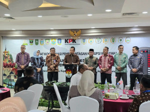 Hadiri Rakor Dengan KPK, Bupati BBS Komit Dukung Pemberantasan Korupsi