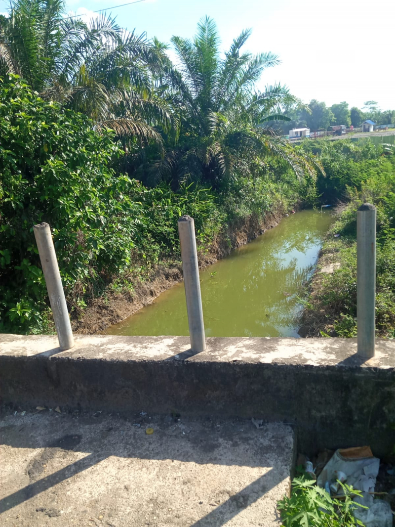 Sungai yang ditimbun Pertamina 