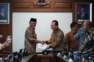 Bertemu Menteri PUPR BBS Paparkan Program Pembangunan