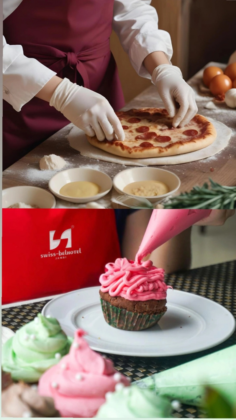 Aktivitas Cupcake Decorations  dan Pizza Making di Swiss-Belhotel Jambi
