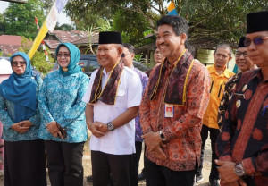 Wakil Bupati Merangin H A Khafid Dampingi Tim Penilai Lomba Desa Tingkat Provinsi Jambi