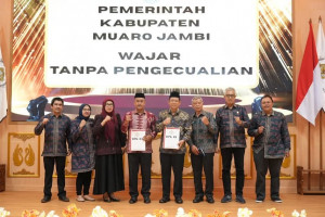 Raihan WTP ke 11 Kali dari BPK RI , Kepala BPKAD Muarojambi Beri Ucapan Selamat
