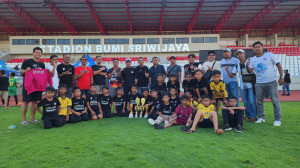 SSB Binaan PTPN Regional 4 Juara Liga Anak Piala Gubernur Sumsel 