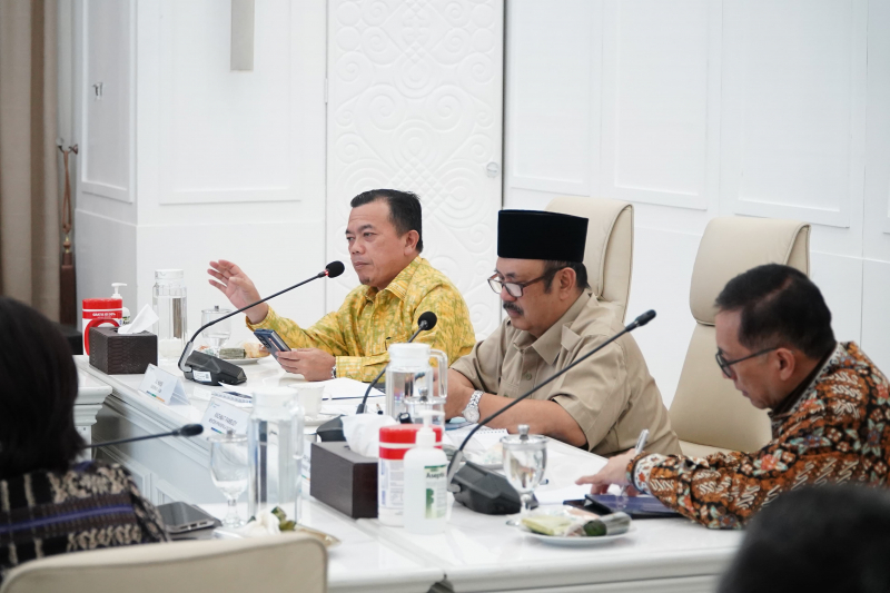 Audensi Gubernur Jambi bersama Menteri PPN/Kepala Bappenas, Senin (14/7).