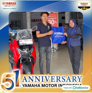51 Tahun Anniversary Yamaha Indonesia, Yamaha Jambi Beri Gift Menarik