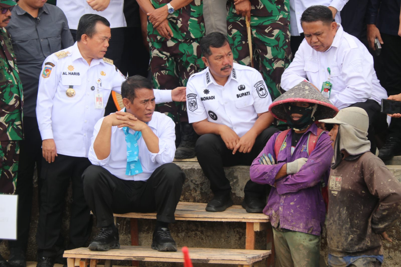 Kunker Mentan Amran Sulaiman di Kerinci, Rabu (23/7).
