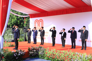 OJK Gelar Upacara Peringatan Kemerdekaan RI Ke-80