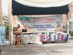 SMKN 1 Tebo Gelar Pameran SKANSA HANDMADE, Dihadiri Unsur Forkopimda dan Masyarakat