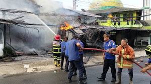 Kebakaran Hebat Terjadi Di Kota Jambi Satu Orang Meningal Dunia