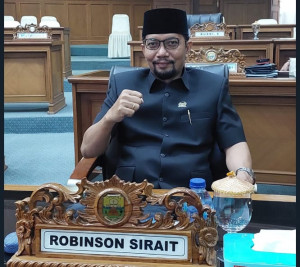 Robinson Sirait Dukung Langkah Pemkab Pelebaran Jalan Exit Tol Pijoan - Mendalo Untuk Mengurai Kemac