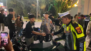 Terus Persempit Gerak Geng Motor, Polres Muarojambi Gelar Razia 48 Motor Ditilang