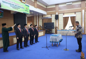 Lantik Pimpinan Baznas, Wako Alfin : Jaga Kepercayaan, Optimalkan Potensi Zakat Untuk Kemaslahatan